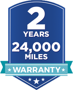 2 year, 24,000 mile warranty badge